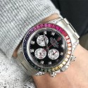 ROLEX ロレックス コスモグラフ デイトナ シリーズ 自動巻き 機械式ムーブメント 100メートル防水 メンズウォッチ スイスウォッチ 40mm ブラックダイヤル Kゴールド 18Kホワイトゴールドケース 18Kホワイトゴールド Kゴールドストラップ