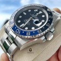 ROLEX ロレックス GMT マスター II シリーズ インターリング自動機械式ムーブメント 2 色の曜日表示デュアルタイムゾーンメンズ腕時計スイス時計 40mm ブルーダイヤルオイスタースチールケース