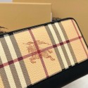 正規品 BURBERRY バーバリー 柄入り 高級レザーウォレット