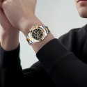 ROLEX ロレックス コスモグラフ デイトナ シリーズ 自動機械式ムーブメント 100 メートル防水 メンズ 腕時計 スイス時計 40mm ブラック ダイヤル ゴールド ストラップ