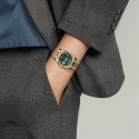 ROLEX ロレックス デイデイト シリーズ スモーク グリーン 自動機械式ムーブメント 100 メートル防水 メンズ ウォッチ スイス時計 36mm グリーン ダイヤル ゴールド ケース ゴールド ストラップ