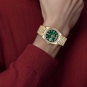 ROLEX ロレックス デイデイト シリーズ スモーク グリーン 自動機械式ムーブメント 100 メートル防水 メンズ ウォッチ スイス時計 36mm グリーン ダイヤル ゴールド ケース ゴールド ストラップ