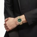 ROLEX ロレックス デイデイト シリーズ スモーク グリーン 自動機械式ムーブメント 100 メートル防水 メンズ ウォッチ スイス時計 36mm グリーン ダイヤル ゴールド ケース ゴールド ストラップ