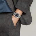 ROLEX デイデイト シリーズ自動機械式ムーブメント機械式時計メンズウォッチスイスウォッチ 40mm ブラックダイヤル 18ct ホワイトゴールドケースオイスタースチールストラップ