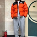 THE NORTH FACE 1996シリーズ 防風 防寒 カジュアル配色 スポーツパッカブル フード付きダウンジャケット 男女同型 オレンジ