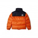 THE NORTH FACE 1996シリーズ 防風 防寒 カジュアル配色 スポーツパッカブル フード付きダウンジャケット 男女同型 オレンジ