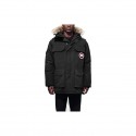 カナダグース Canada Goose Expedition Parka スキーシーズン 防寒 ミドル丈 フード付きパーカー ダウンジャケット ヨーロッパ版 冬 同型 男女兼用 ブラック