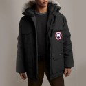 カナダグース Canada Goose Fusion Fit Expedition エクスペディション スキーシーズン 雪山 防寒 ファー襟 フードパーカー マルチポケット ダウンジャケット アジアンバージョン ウィンター ブラック