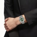 ROLEX ロレックス デイトジャスト シリーズ 自動機械式ムーブメント 100 メートル防水 ユニセックス ユニセックス スイス時計 36mm グリーン ダイヤル オイスタースチール 18ct ホワイト ゴールド ケース