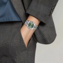 ROLEX ロレックス デイトジャスト シリーズ 自動機械式ムーブメント 100 メートル防水 ユニセックス ユニセックス スイス時計 36mm グリーン ダイヤル オイスタースチール 18ct ホワイト ゴールド ケース