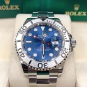 ROLEX ロレックス ヨットマスター シリーズ ブルー ヨット 自動機械式ムーブメント 防水 曜日表示 ファッション メンズ ウォッチ スイス ウォッチ 40mm ブルー ダイヤル オイスタースチール ケース オイスタースチール ストラップ