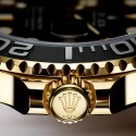 ROLEX ロレックス ヨットマスター シリーズ 自動機械式ムーブメント 100 メートル防水 メンズ ウォッチ スイス時計 42mm ブラック ダイヤル ゴールド ケース ラバーストラップ