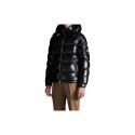 モンクレール MONCLER マヤシリーズ ラベル中綿入り ウォームショートダウンジャケット メンズ ダークブルー